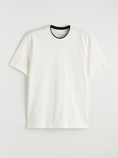 LCWAIKIKI Classic Bisiklet Yaka Erkek Tişört - S6D701Z8-R9J