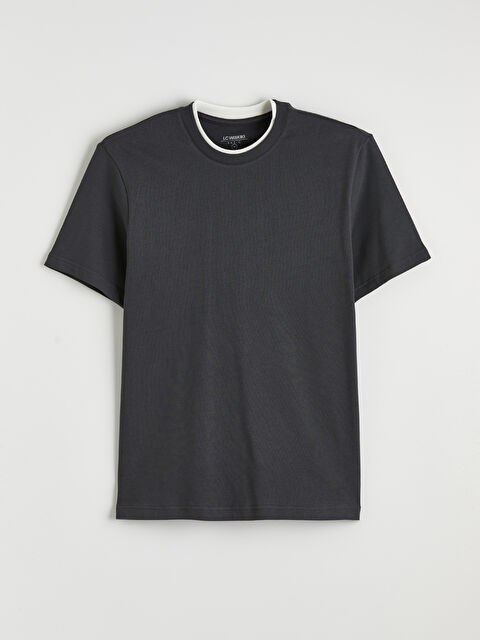 LCWAIKIKI Classic Bisiklet Yaka Erkek Tişört - S6D701Z8-YKZ