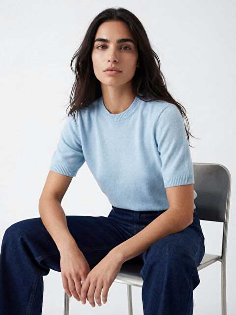 LCW Vision Bisiklet Yaka Kadın Triko Kazak	 - S6C703Z8-QXE