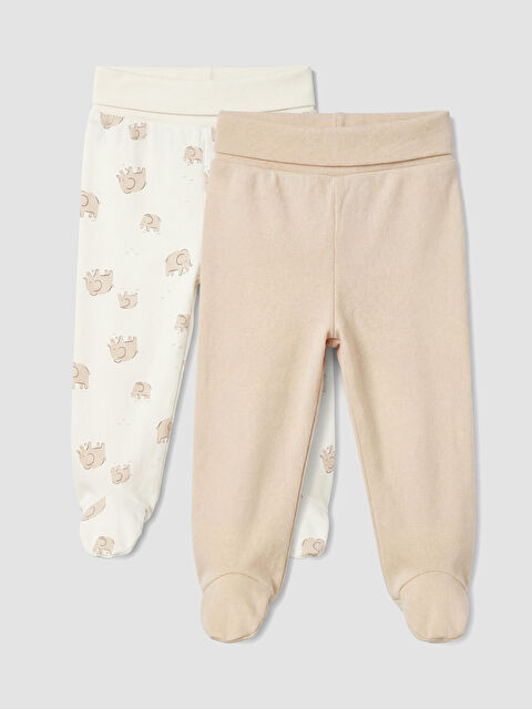 LCW baby Erkek Bebek Pantolon 2'li