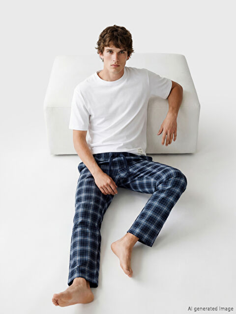 LC WAIKIKI Standart Kalıp Ekose Erkek Pijama Altı