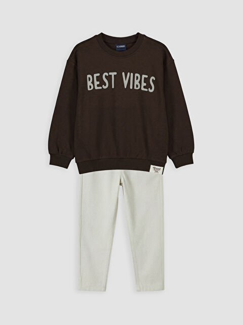 LCW Kids Baskılı Erkek Çocuk Takım