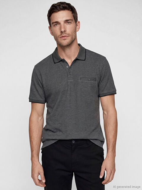 LCWAIKIKI Classic Polo Yaka Erkek Tişört - S6E724Z8-MHH