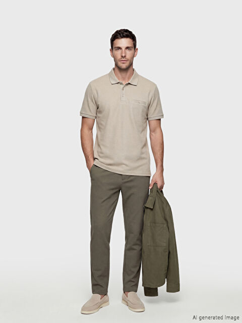 LCWAIKIKI Classic Polo Yaka Erkek Tişört - S6E724Z8-MHK