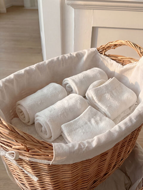 LCW DREAM Fiyonk Desenli Kadın Patik Çorap 5'li - S6D738Z8-FDU