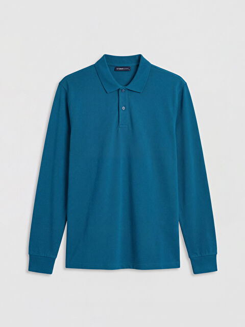 LCWAIKIKI Classic Polo Yaka Uzun Kollu Pike Erkek Tişört		
 - S6D740Z8-HGK