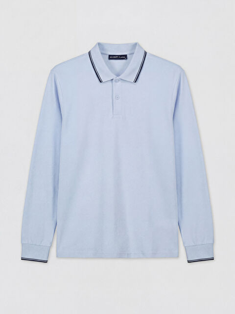LCWAIKIKI Classic Polo Yaka Uzun Kollu Pike Erkek Tişört		
 - S6A741Z8-Q2T