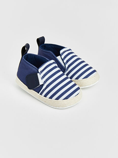 LCW STEPS Çizgili Erkek Bebek İlk Adım Ayakkabısı