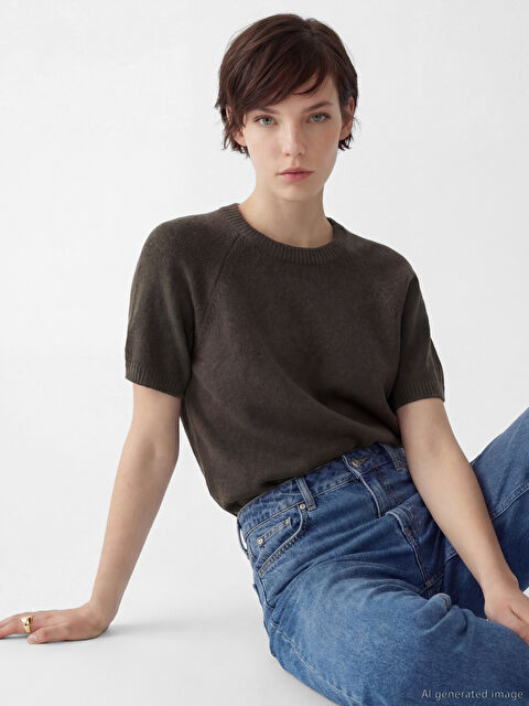 LCW Vision Bisiklet Yaka Kadın Triko Kazak - S6C757Z8-R1T