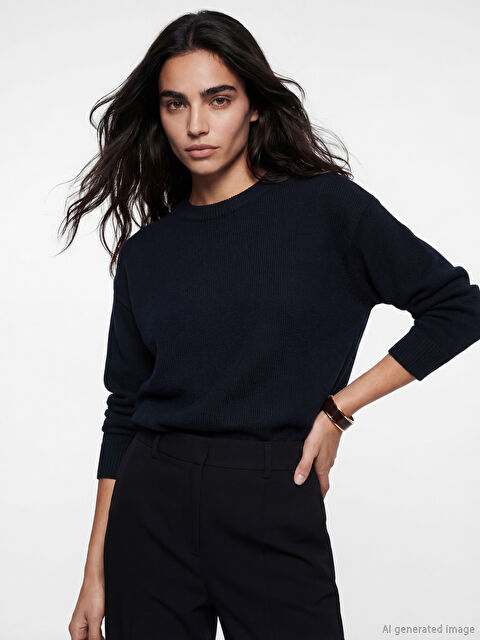 LCW Vision Bisiklet Yaka Kadın Triko Kazak - S6B758Z8-R42