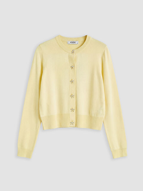 XSIDE Bisiklet Yaka Kadın Triko Hırka - S6C762Z8-ZRX