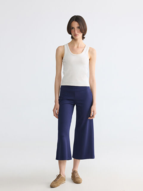 LCW EVERYDAY Beli Lastikli Soft Touch Kadın Pantolon