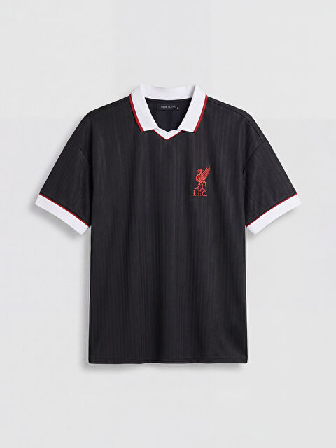 XSIDE ACTIVE Polo Yaka Liverpool Nakışlı Erkek Tişört