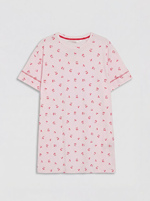 LCW DREAM Kiraz Desenli Kadın Gecelik