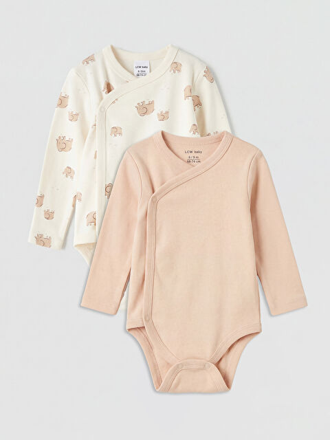 LCW baby Erkek Bebek Çıtçıtlı Body 2'li