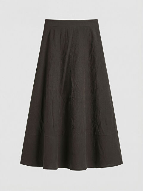 LCW Modest Beli Lastikli Modal Karışımlı Kloş Etek