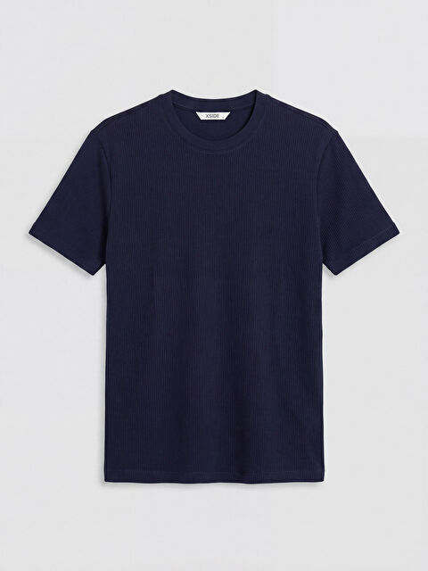 XSIDE Regular Fit Bisiklet Yaka Ribana Erkek Tişört