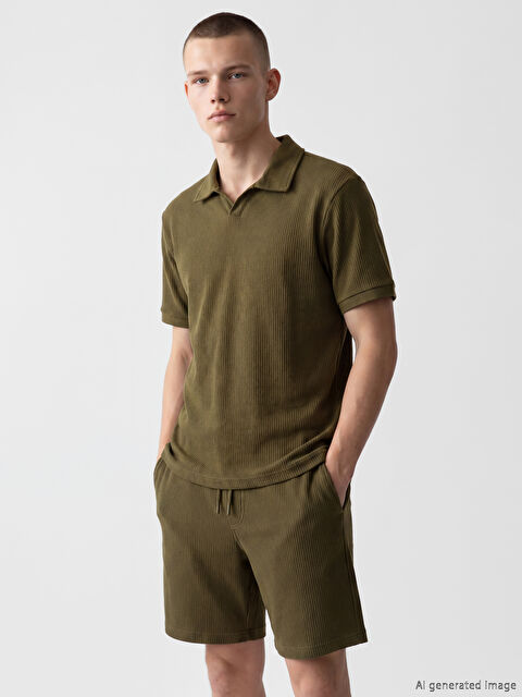 XSIDE Polo Yaka Erkek Triko Tişört