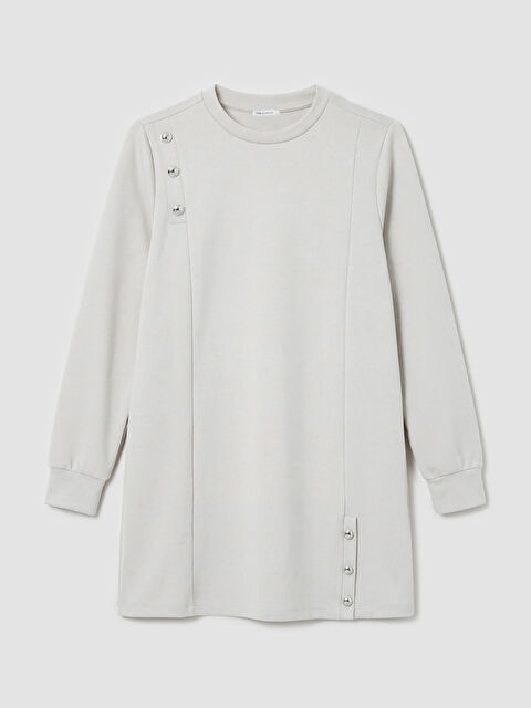 LCW EVERYDAY Bisiklet Yaka Kadın Sweatshirt Tunik	 - S6E788Z8-G7L