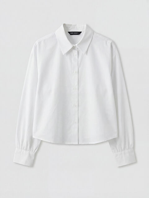 LCW Modest Poplin Kadın Gömlek - S6F797Z8-Q6K