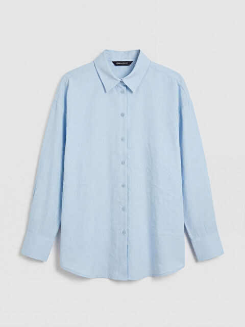 LCW Modest Oversize Kadın Gömlek Tunik - S6D797Z8-1E7