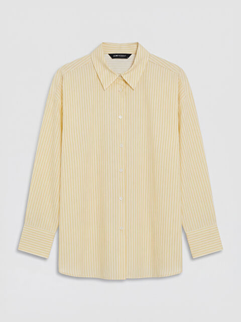 LCW Modest Çizgili Kadın Gömlek