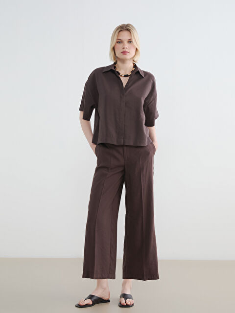 LCW Vision Standart Fit Geniş Paça Kadın Pantolon