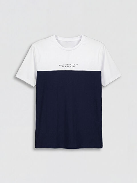 LCWAIKIKI Classic تي شيرت أبيض رجال