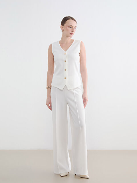 LCWAIKIKI Classic Beli Lastikli Soft Touch Kadın Eşofman Altı