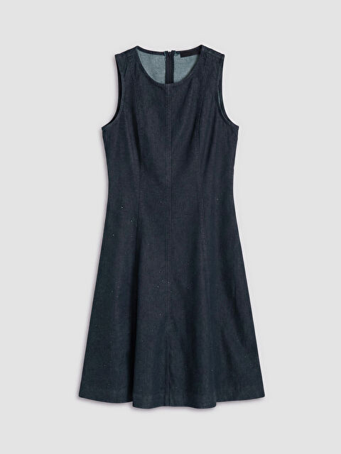 LCW Comfort Belden Oturtmalı Mini Jean Elbise
