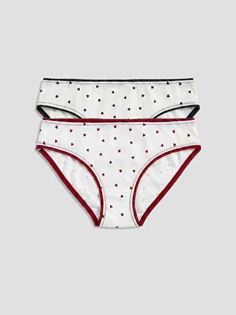 LCW DREAM Kalp Desenli Bikini Külot 2'li