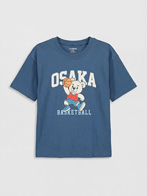 LCW Kids Osaka Baskılı Erkek Çocuk Tişört