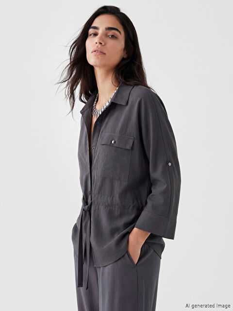 LCW Vision Regular Fit Kadın Gömlek