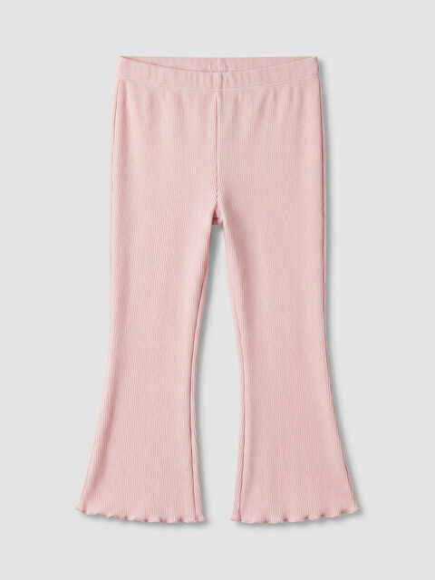 LCW baby İspanyol Paça Fitilli  Kız Bebek Triko Tayt - S6D837Z1-G4V