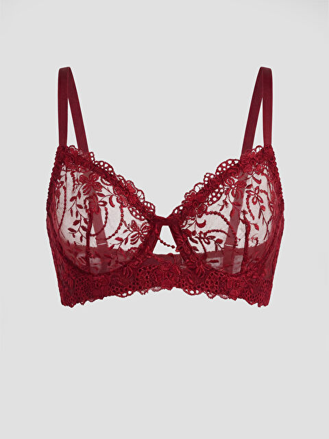 LCW DREAM Balenli Dolgusuz Dantelli Fantezi Tişört Sütyen - S6F837Z8-R3K