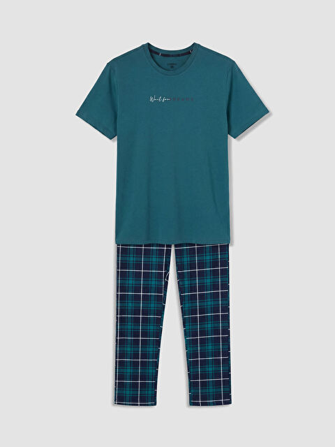 LC WAIKIKI Regular Fit Ekose Erkek Pijama Takımı