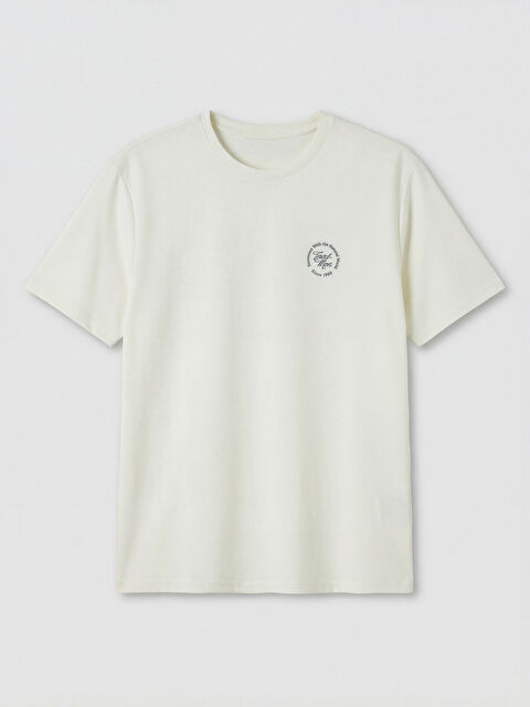 LCWAIKIKI Classic Standart Kalıp Baskılı Erkek Tişört