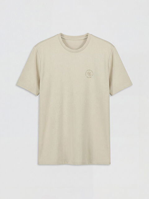 LCWAIKIKI Classic Standart Kalıp Nakışlı Erkek Tişört