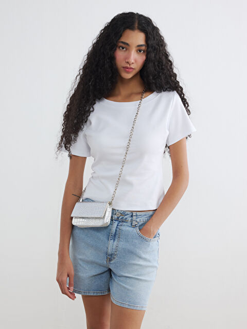 XSIDE Bisiklet Yaka Kadın Tişört