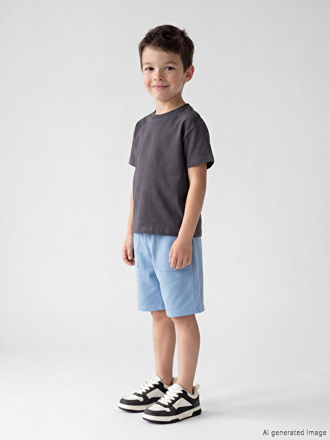 LCW Kids Beli Lastikli ve Bağcıklı Erkek Çocuk Şort