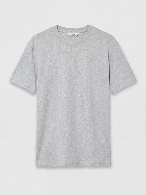 XSIDE Bisiklet Yaka Erkek Tişört - S6C861Z8-LAL