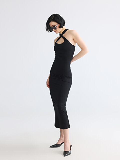 LCW Vision Halter Yaka Bodycon Elbise