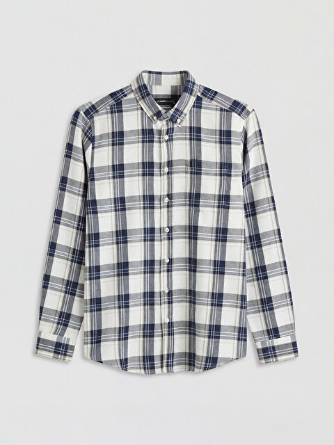 LCWAIKIKI Classic Regular Fit Ekose Erkek Gömlek - S6D864Z8-LKQ