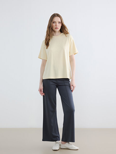 LCW Modest Beli Lastikli Soft Touch Kadın Eşofman Altı