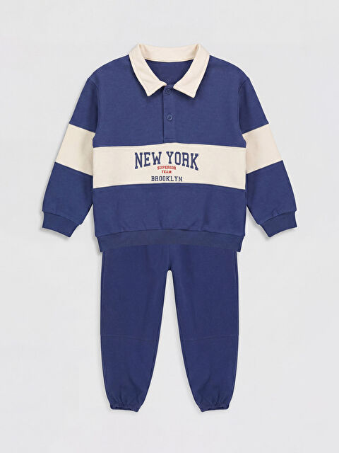 LCW baby New York Baskılı Erkek Bebek 2'li Takım
