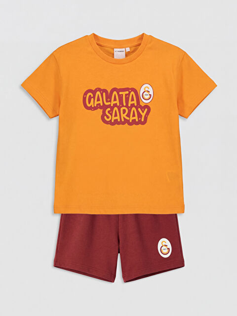 LCW baby Galatasaray Baskılı Erkek Bebek Takım