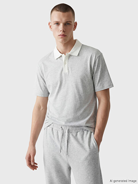 XSIDE Polo Yaka Penye Erkek Tişört