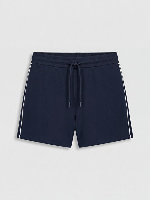 LCW Comfort Şeritli Soft Touch Kadın Şort