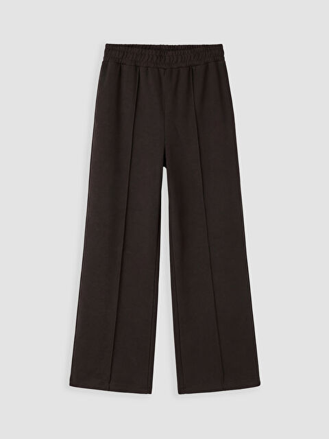 LCW Kids Geniş Paça Kız Çocuk Soft Touch Eşofman Altı