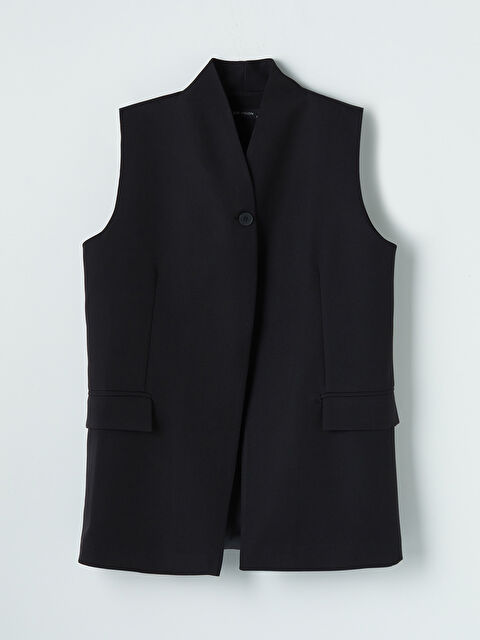 LCW Vision Dik Yaka Kadın Klasik Yelek